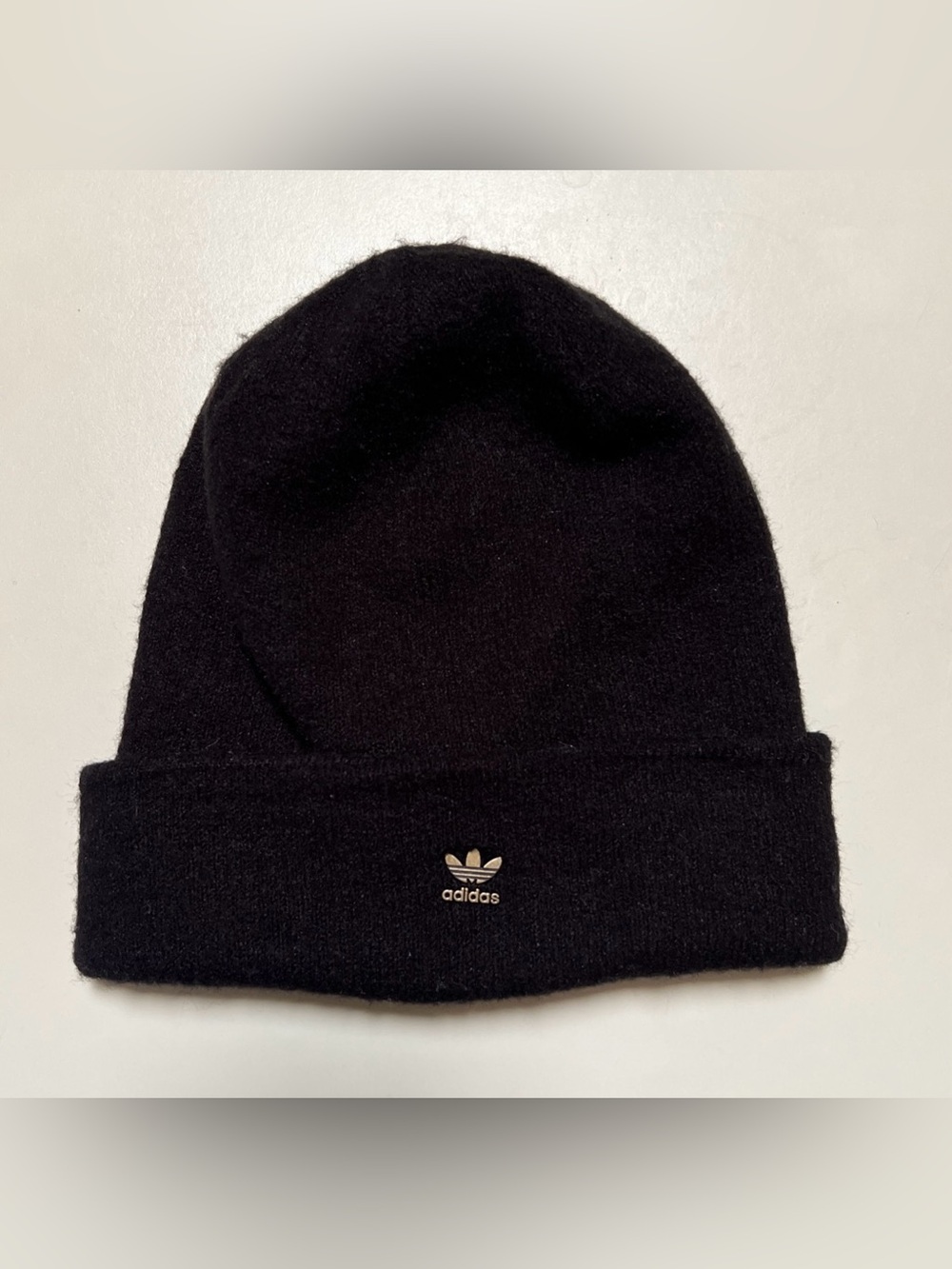 Adidas Beanie Black Unisex Metal Logo